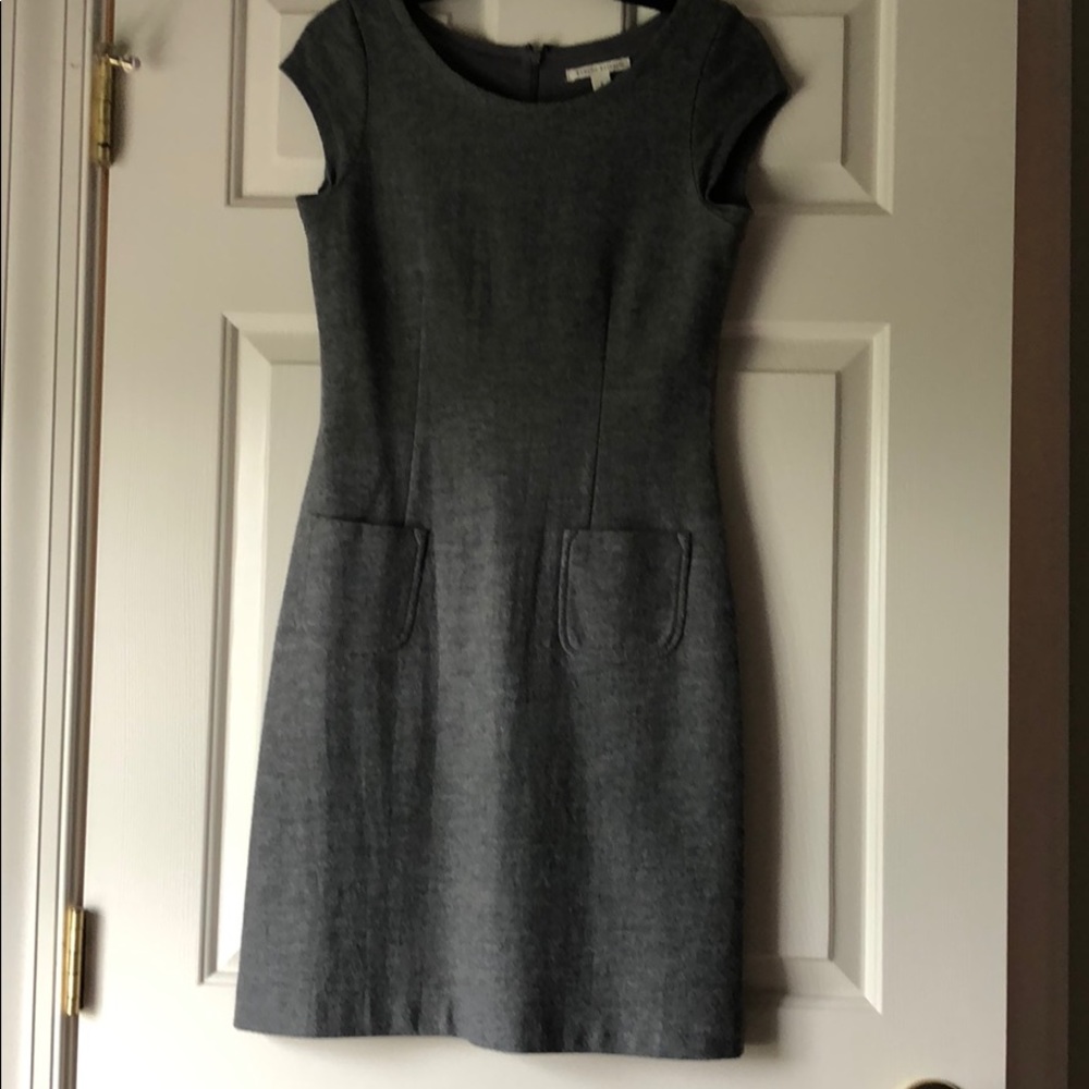 Wool grey dress